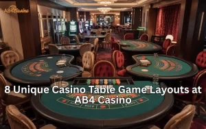 casino table game layouts